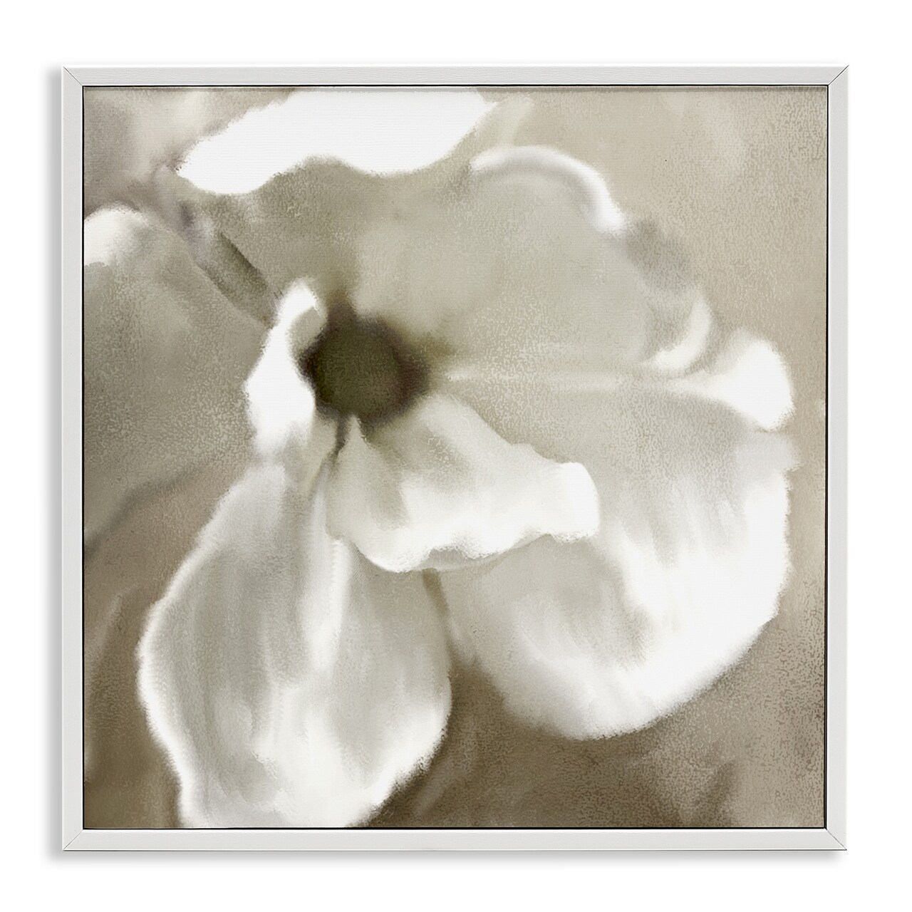 Stupell Industries Blooming Magnolia Petals Framed Giclee Wall Art Design by Kim Allen